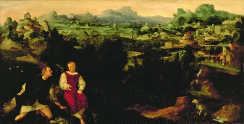 Paisaje con Tobías y el Ángel